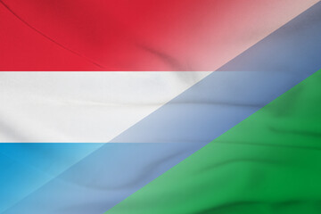 Luxembourg and Lesotho state flag international relations LSO LUX
