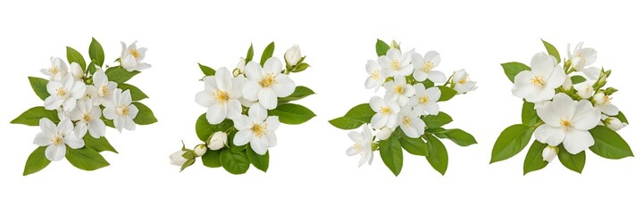 Fototapeta premium white spring Jasmine blossom