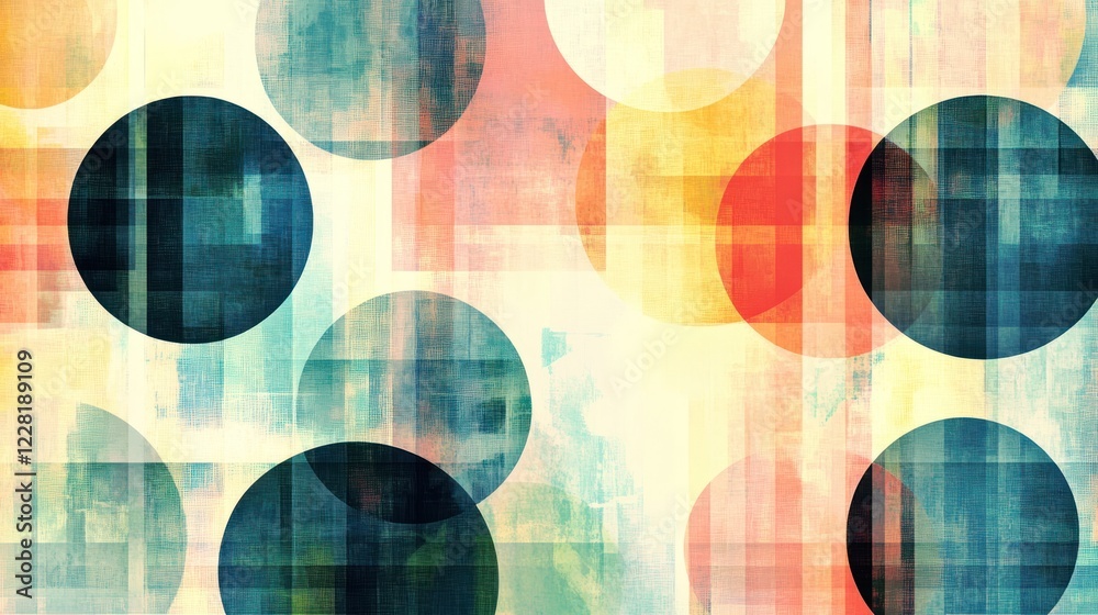 Poster Abstract Geometric Composition of Overlapping Circles and Rectangles