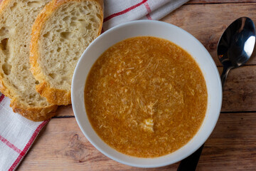 Egg soup