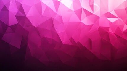 Fototapeta premium Abstract pink and purple geometric low poly background.