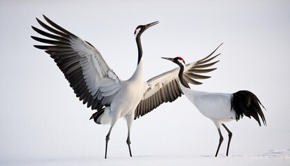 Obraz premium white stork in flight