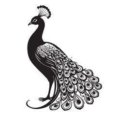 Fototapeta premium peacock vector file