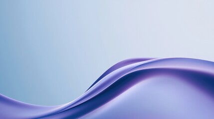 Soft purple waves flow gracefully across serene background, crea