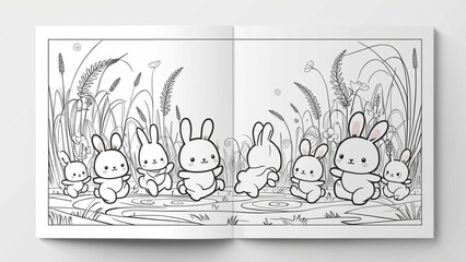 easter greeting card with eggs