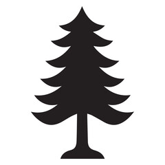 christmas tree isolated on white