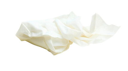 Elegant White Fabric Drapery for Minimalist Home Decor and Fashion Photography