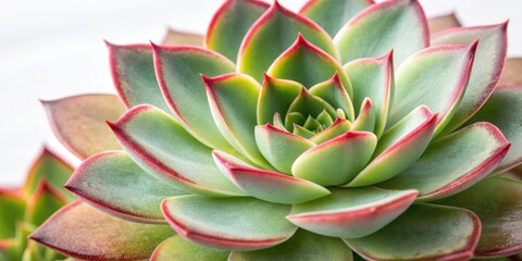Fototapeta premium Macro shot of Echeveria Pulidonis leaves with detailed texture and patterns, macro photography, echeveria pulidonis