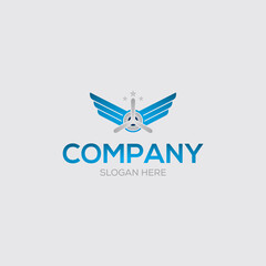 airplane logo design