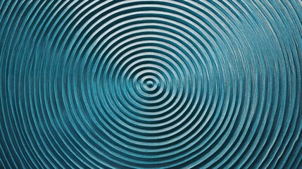 Teal Circular Pattern Textured Surface Design