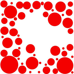 Abstract icons for your creativity. Heart. Photo frame. Presented in three formats: PNG SVG JPG. Pattern, vector. Red.
