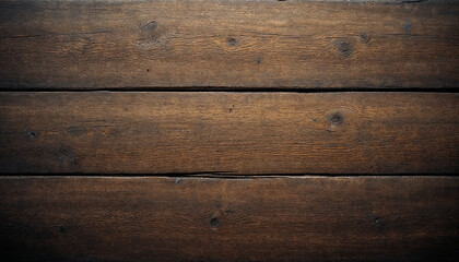 Obraz premium Old vintage wooden wall siding floor with painting brown stain paint peeling worn distressed grungy texture for background wallpaper 