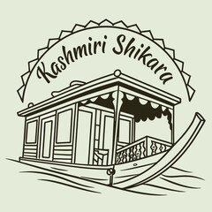 Kashmiri Shikara Logo