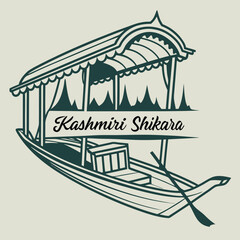 Kashmiri Shikara Logo