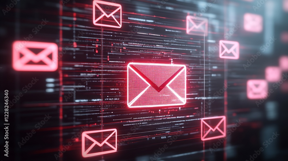 Poster Technological Email Symbols for Secure Digital Communication : Generative AI