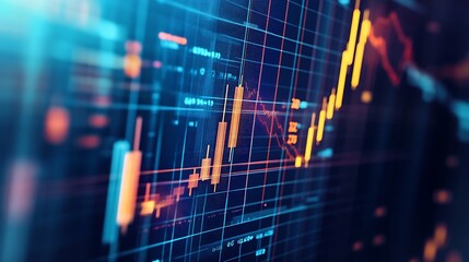 Abstract Financial Data Visualization with Dynamic Stock Market Graph : Generative AI