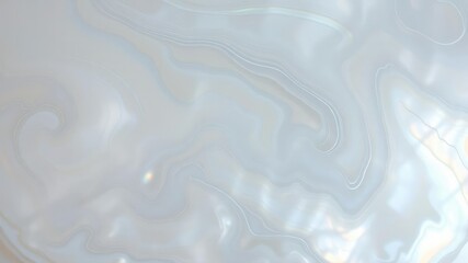 Obraz premium Mysterious swirls on an opalescent mother of pearl surface, abstract_design, organic_shape, glowing