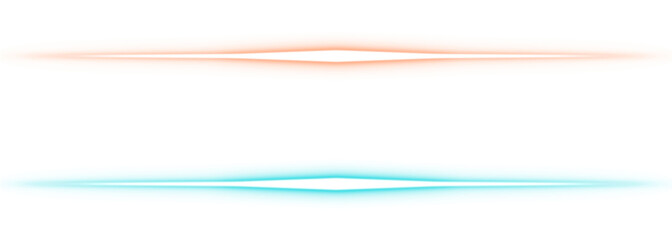Glowing light line. Neon dividing line isolated on transparent background. laser beam. Light rays. lighting effect. led neon border. Light flare, flash, Glowing light streaks for overlay element. PNG