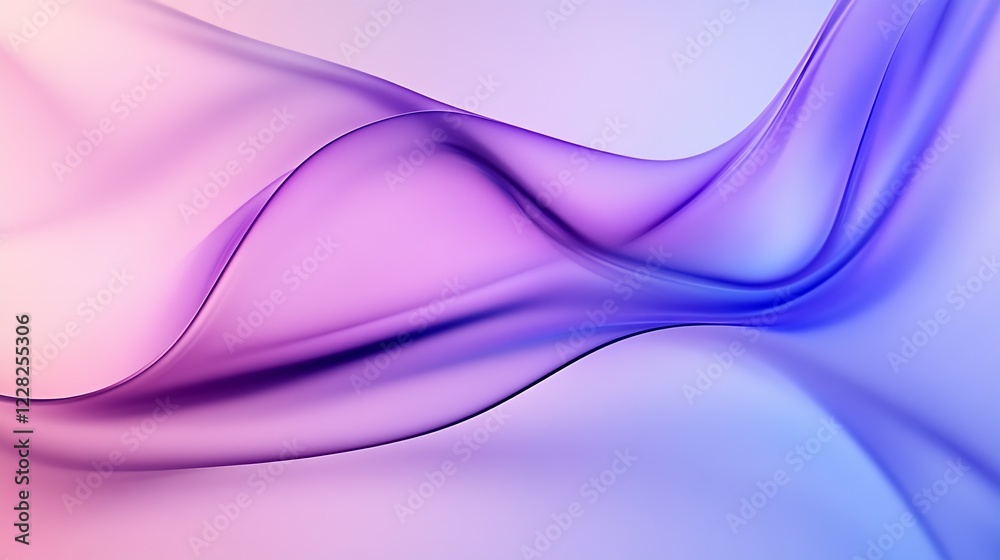 Poster elegant fluid gradient design with pastel shades of light pink and purple for artistic projects : ge