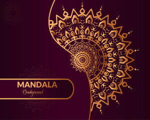 Modern luxury abstract mandala art,  design element mandala art, vector art, mandala painting