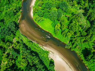 Paddlers on the Cuyahoga River