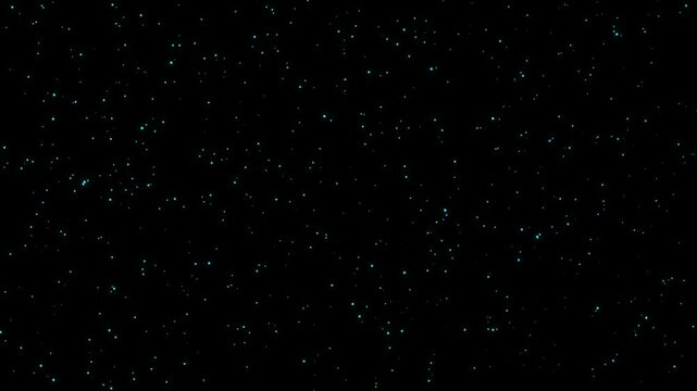 Blue Particle effects glowing overlay