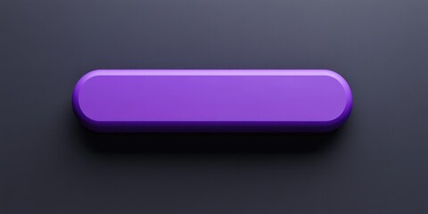 Purple 3D button on dark background.