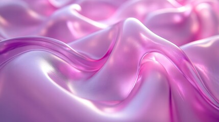 Obraz premium Pink liquid swirls, abstract background, cosmetic texture
