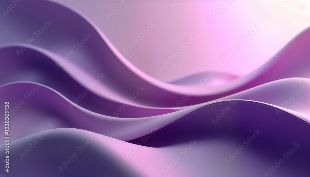 Leinwandbilder purple abstract background with flowing curves. vibrant colors, smooth transitions create dynamic vi