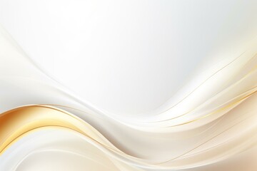 Fototapeta premium Elegant ivory frame with golden foliage and fine curves