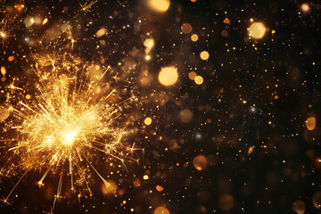 Futuristic Abstract Gold Light Waves with Glowing Dots, Dynamic Motion, and High-Tech Digital Pattern Background