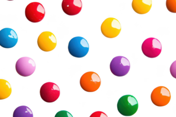 Colorful Dots Scattered Across a Black Background: A Vibrant Design