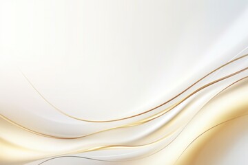 Abstract gold wavy hairline frame background
