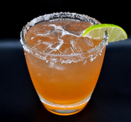 Orange Cocktail in Glass