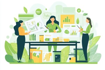 By adopting a green, environmentally friendly approach in its analysis, the corporate office highlighted its commitment to sustainability alongside business growth.