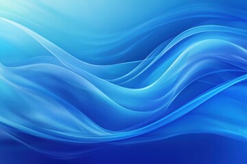 Modern Abstract Blue Artwork with Flowing Lines, Smooth Gradient Waves, and Minimalist Design for Creative Backdrops and Contemporary Inspirations