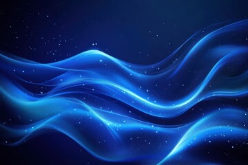 Modern Abstract Blue Artwork with Flowing Lines, Smooth Gradient Waves, and Minimalist Design for Creative Backdrops and Contemporary Inspirations