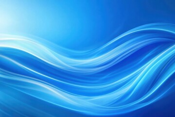 Modern Abstract Blue Artwork with Flowing Lines, Smooth Gradient Waves, and Minimalist Design for Creative Backdrops and Contemporary Inspirations