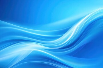 Modern Abstract Blue Artwork with Flowing Lines, Smooth Gradient Waves, and Minimalist Design for Creative Backdrops and Contemporary Inspirations