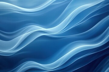 Modern Abstract Blue Artwork with Flowing Lines, Smooth Gradient Waves, and Minimalist Design for Creative Backdrops and Contemporary Inspirations