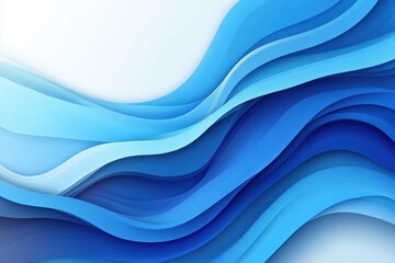 Modern Abstract Blue Artwork with Flowing Lines, Smooth Gradient Waves, and Minimalist Design for Creative Backdrops and Contemporary Inspirations