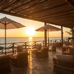 Fototapeta premium verandah beachfront 