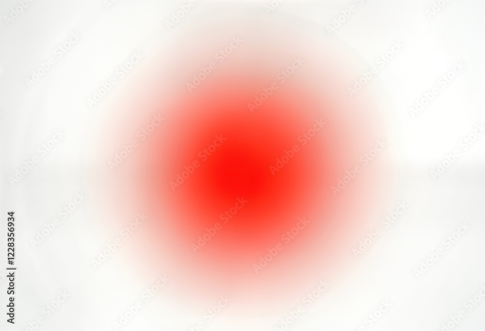 Poster blurred red glow. abstract vibrant light effect. round shape gradient light. focus point. soft light
