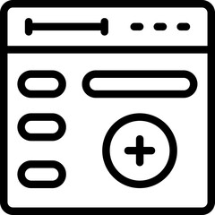 Obraz premium Add Webpage