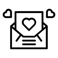 love letter icon