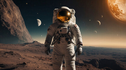 Cosmic traveler on an unknown world