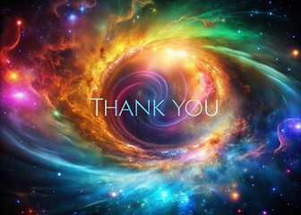 Obraz premium Surreal Thank You Countdown: Abstract Motion Background with 5-Minute Timer