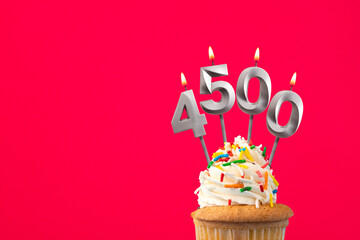 Candle number 4500 - Number of followers or likes.