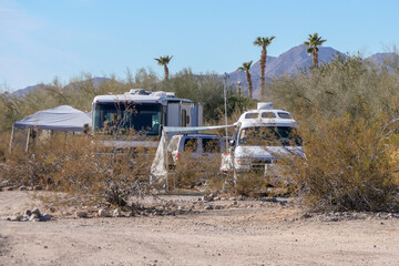 Stealth camping in the desert