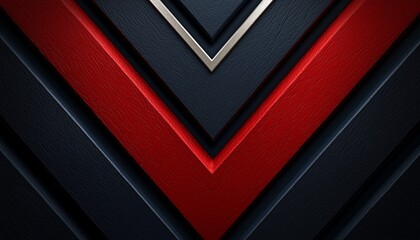 Obraz premium Abstract Red And Dark Blue Chevron Pattern Design